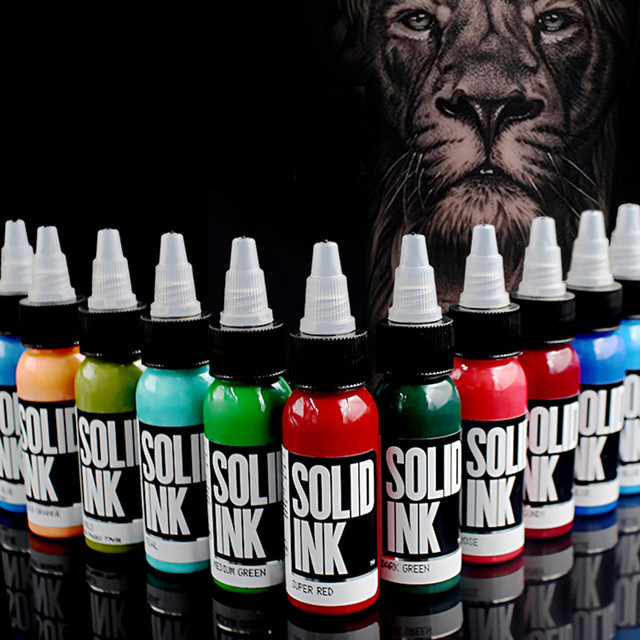 Permanent tattoo ink set pigment tinta tattoo tintas para tatuajes pigments  dynamic ink goochie tintas tattoo aimoosi